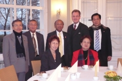 Gäste aus Thailand in Schloss Wustrau