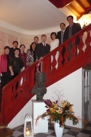 Die vietnamesische Delegation im Zietenschloss
