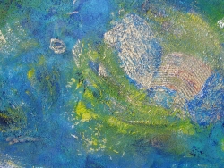 Türkis-Blau-Gelb-Grün (Acryl)