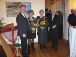 Ehepaar Rieger, M. Jungblut, F. Jüttner (v.r.n.l.)