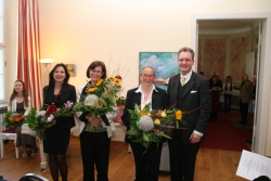 U. Behnicke, Dr. S. Krause, Dr. S. Badstübner-Gröger, F. Jüttner (v.l.n.r.)