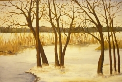 M. Eilenberg: Winter am Ruppiner See